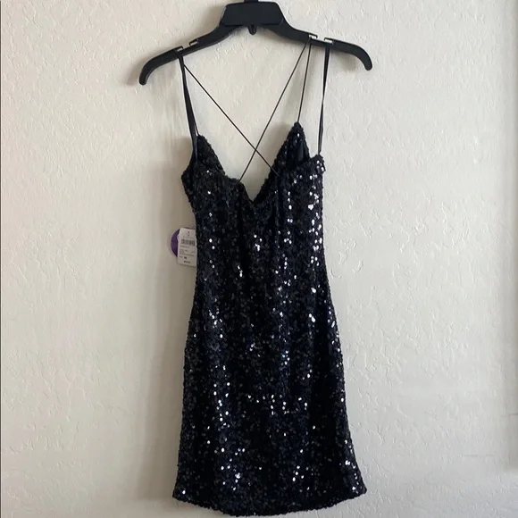 Windsor Raelyn Sequin Mini Party Dress NWT M - Picture 7 of 10